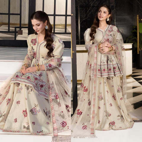 Party Wear Peplum Sharara with Net Dupatta