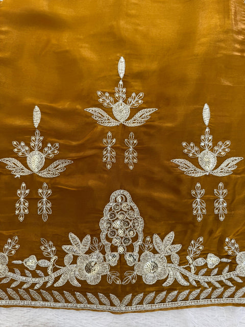 Designer Silk Palazzo Set with Dupatta