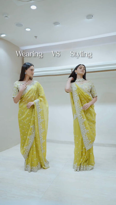 Elegant Sequence Work Silk Saree Collection