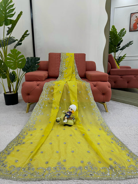Elegant Sequence Work Silk Saree Collection