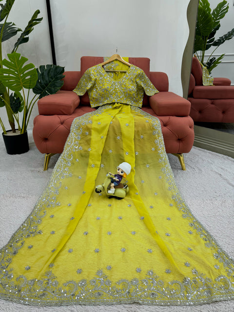 Elegant Sequence Work Silk Saree Collection