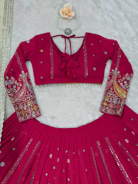 Designer Lehenga Set with Elegant Embroidery Work