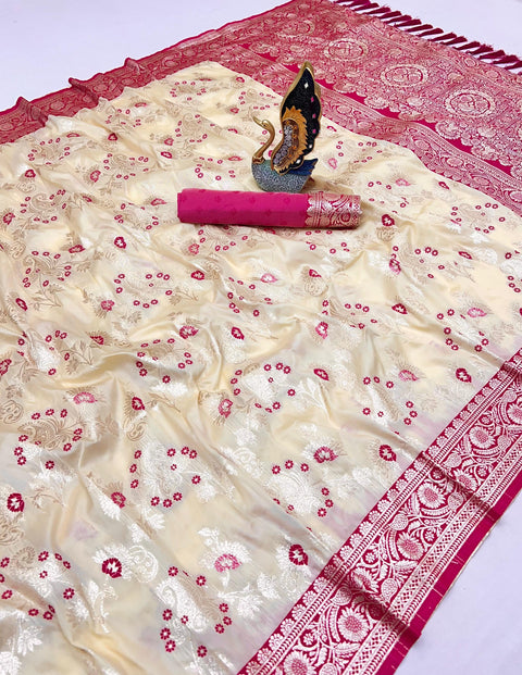 Silk Saree Collection with Meenakari Design
