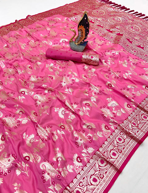 Silk Saree Collection with Meenakari Design