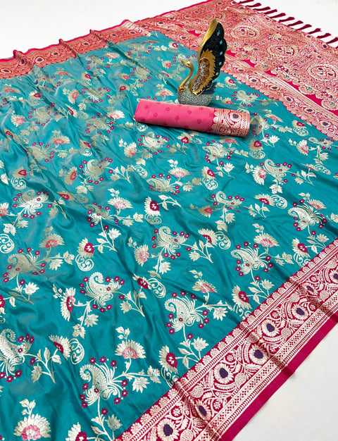 Silk Saree Collection with Meenakari Design