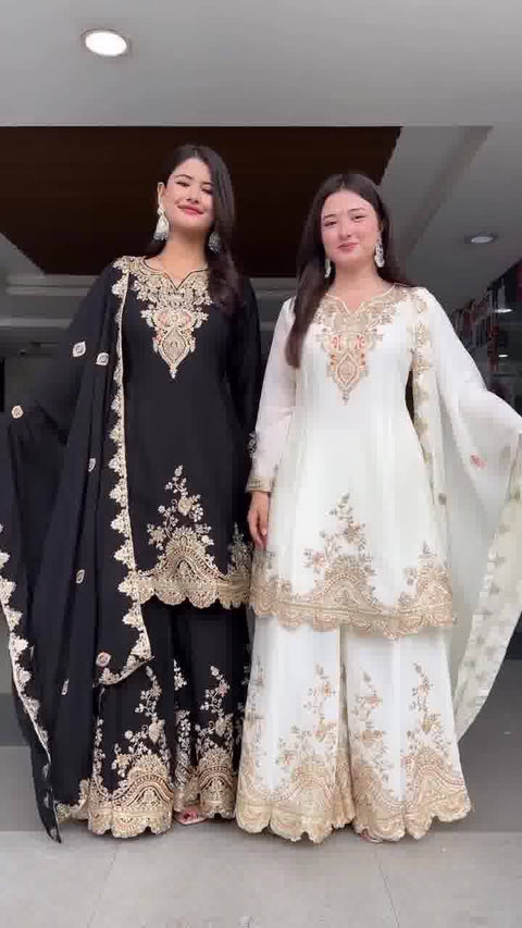 Premium Party Wear Embroidered Suit Set for Women