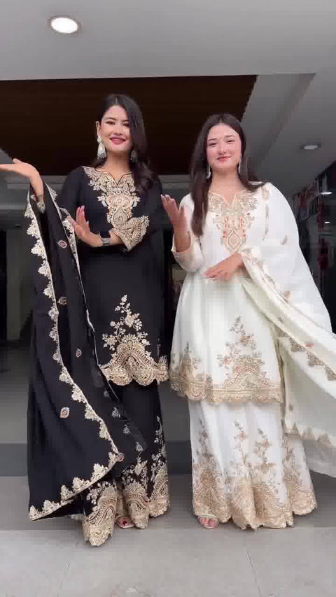 Premium Party Wear Embroidered Suit Set for Women