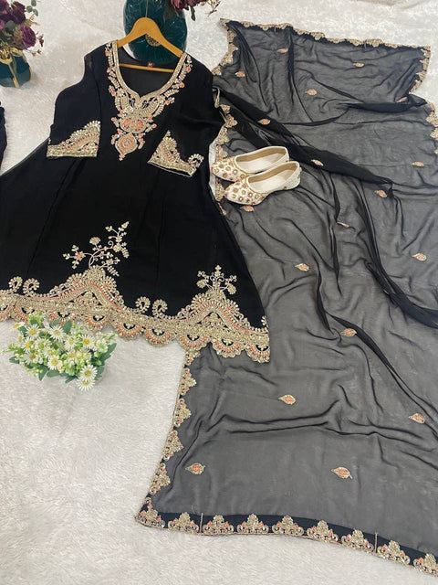 Premium Party Wear Embroidered Suit Set for Women