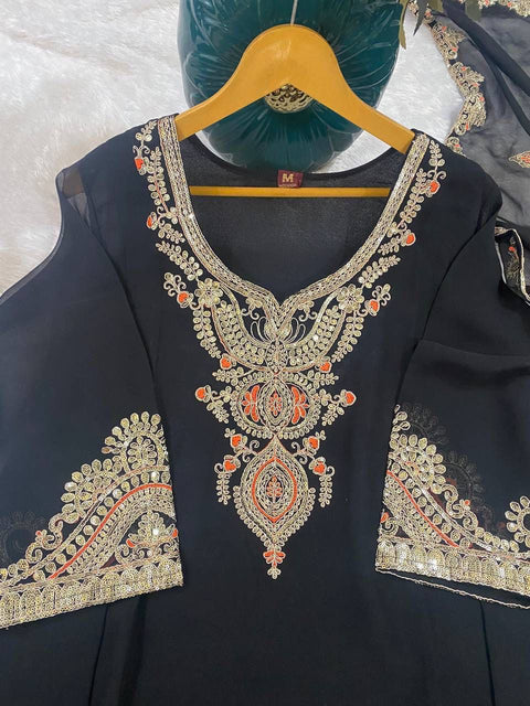 Premium Party Wear Embroidered Suit Set for Women