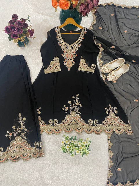 Premium Party Wear Embroidered Suit Set for Women