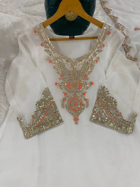Premium Party Wear Embroidered Suit Set for Women