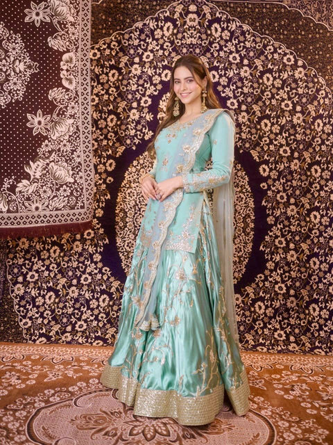 Elegant Party Wear Lehenga Set with Dupatta