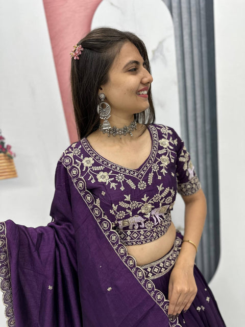 Elegant Embroidered Ethnic Wear