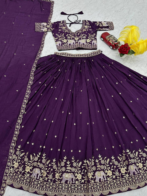 Elegant Embroidered Ethnic Wear