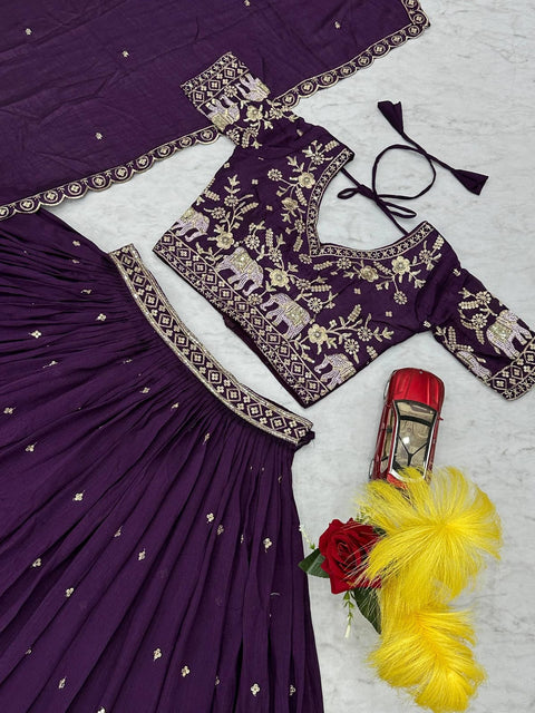 Elegant Embroidered Ethnic Wear