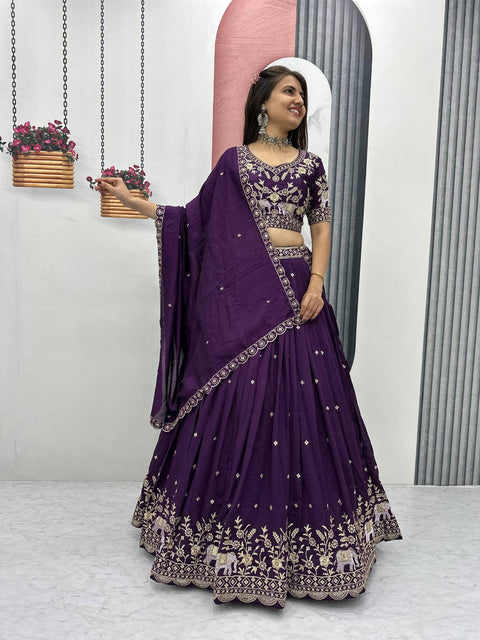 Elegant Embroidered Ethnic Wear