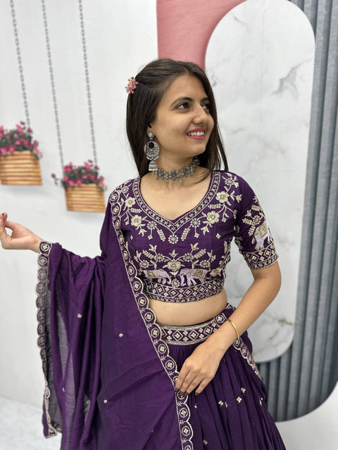 Elegant Embroidered Ethnic Wear
