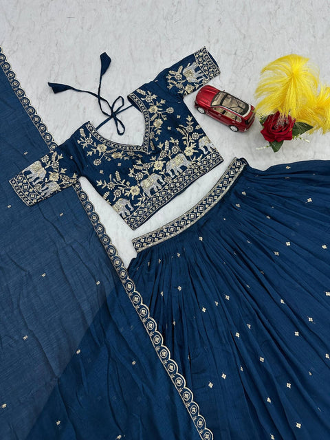 Elegant Embroidered Ethnic Wear