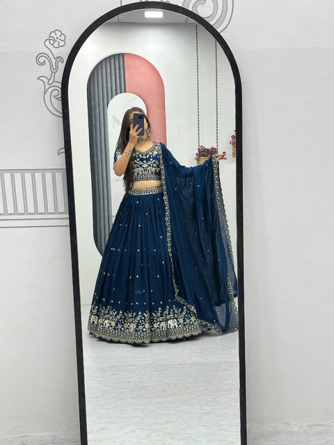 Elegant Embroidered Ethnic Wear