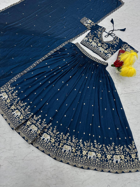 Elegant Embroidered Ethnic Wear