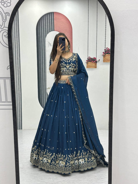 Elegant Embroidered Ethnic Wear
