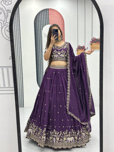Elegant Embroidered Ethnic Wear