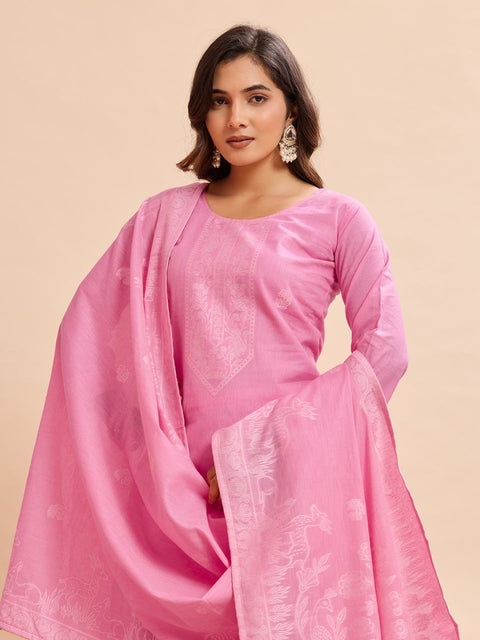 Elegant Pure Cotton Straight Kurta Set