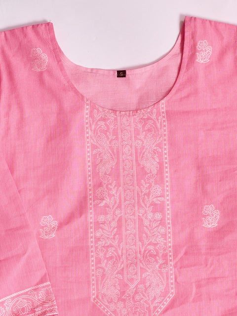 Elegant Pure Cotton Straight Kurta Set