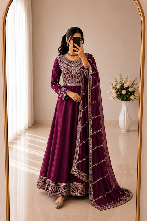 Premium Readymade Silk Party Wear Suit
