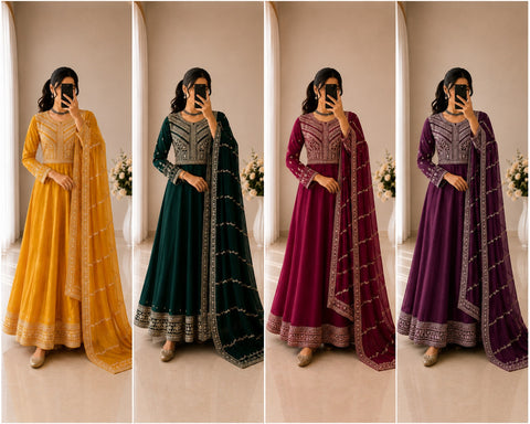 Premium Readymade Silk Party Wear Suit