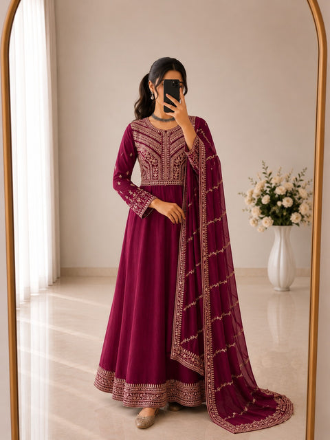 Premium Readymade Silk Party Wear Suit