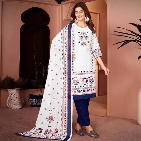 New Launching Digital Print Hit Kurtis, Pant & Dupatta