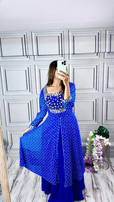 Heavy quality for Georgette Fabric designer wear