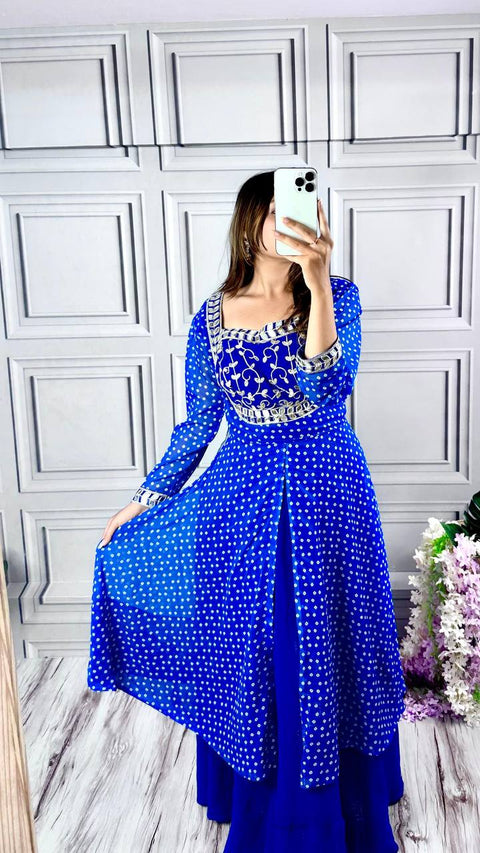 Heavy quality for Georgette Fabric designer wear
