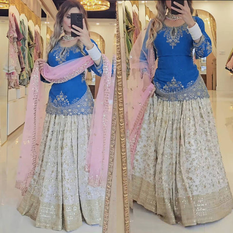 New Fancy Style Lehenga Top New  Designer