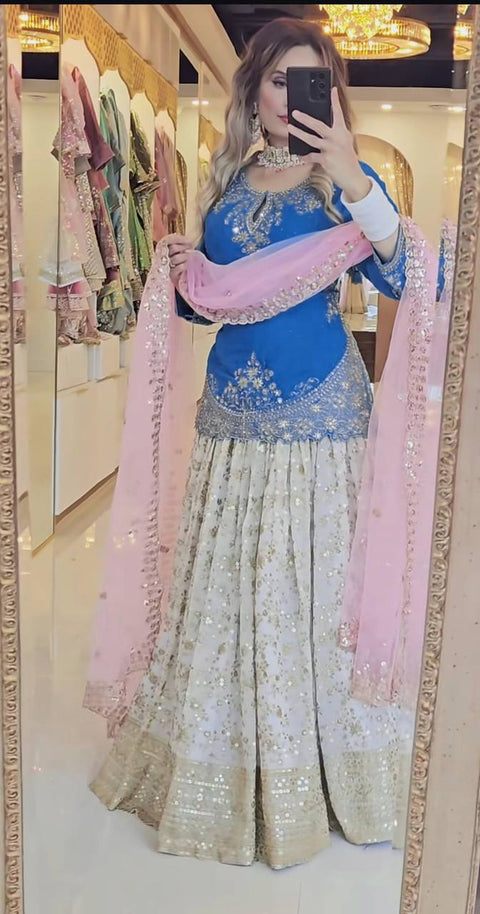 New Fancy Style Lehenga Top New  Designer