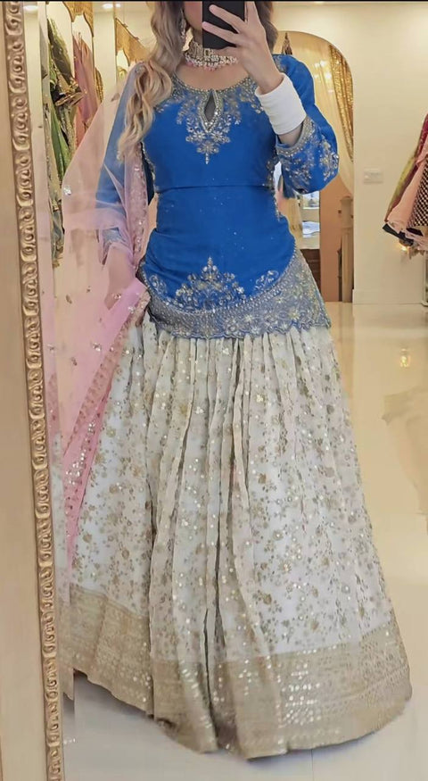 New Fancy Style Lehenga Top New  Designer