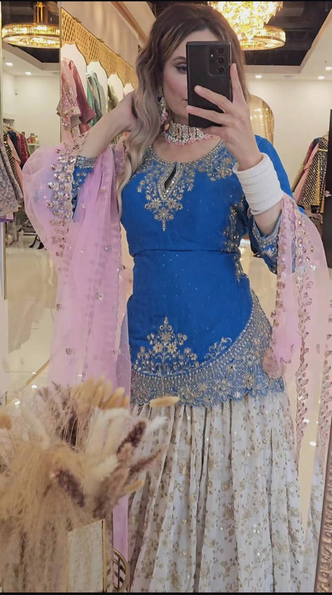 New Fancy Style Lehenga Top New  Designer