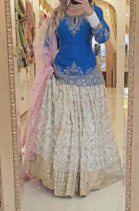 New Fancy Style Lehenga Top New  Designer