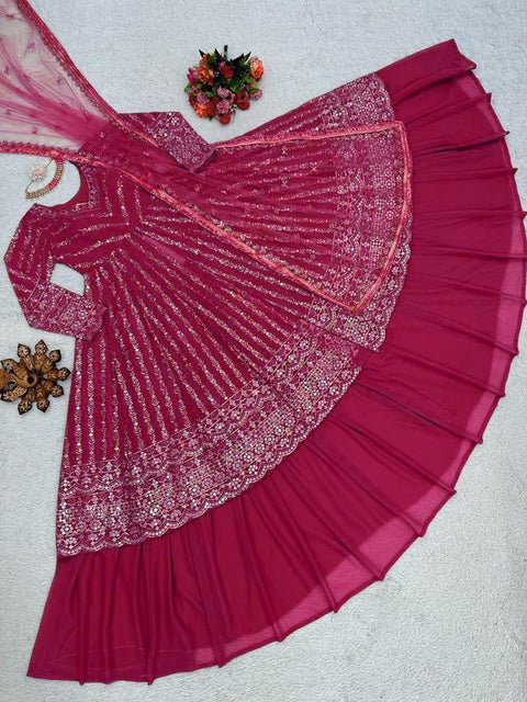 Top Lehenga With Dupatta