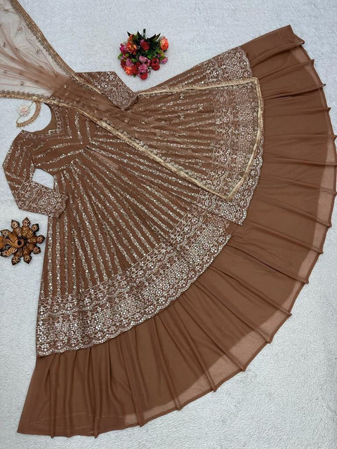 Top Lehenga With Dupatta