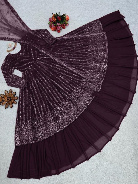 Top Lehenga With Dupatta