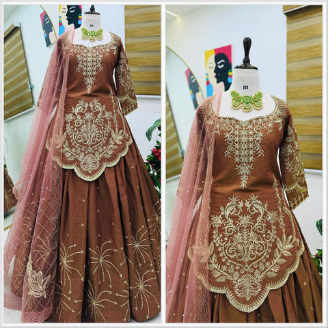 New Designer Party Top Lehenga & Dupatta Set