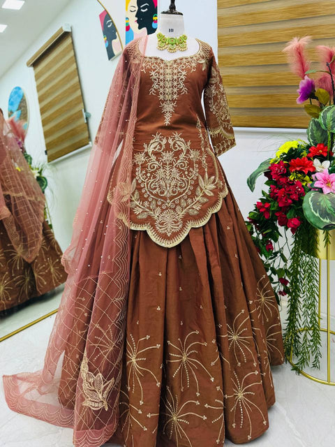 New Designer Party Top Lehenga & Dupatta Set