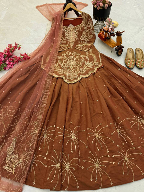 New Designer Party Top Lehenga & Dupatta Set