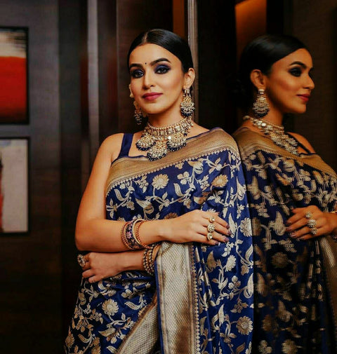Embellished, Applique Bollywood Art Silk Saree