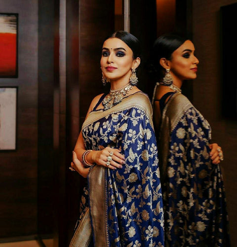 Embellished, Applique Bollywood Art Silk Saree