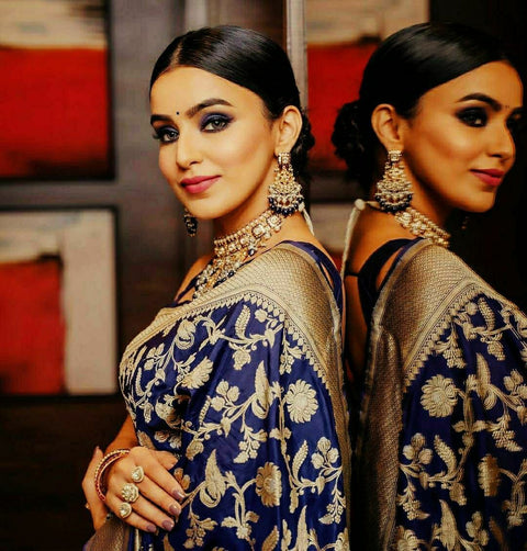 Embellished, Applique Bollywood Art Silk Saree