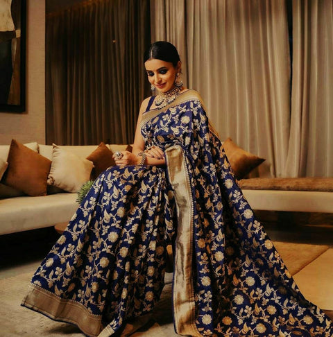 Embellished, Applique Bollywood Art Silk Saree