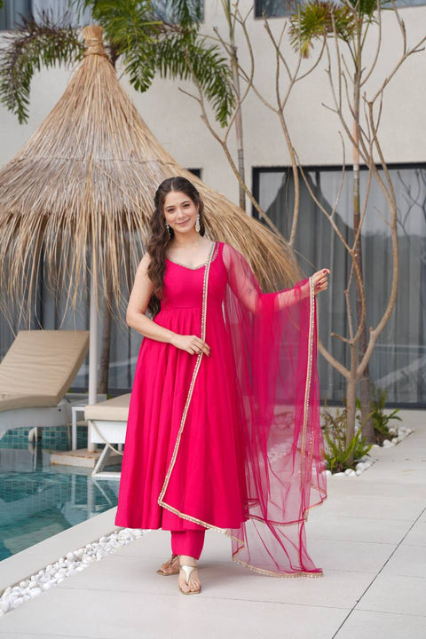 HEAVY PURE ROMANSILK CHANDERI FABRIC